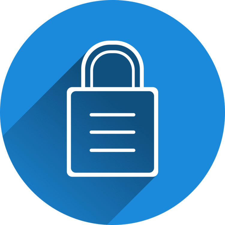 Free castle security locked vector