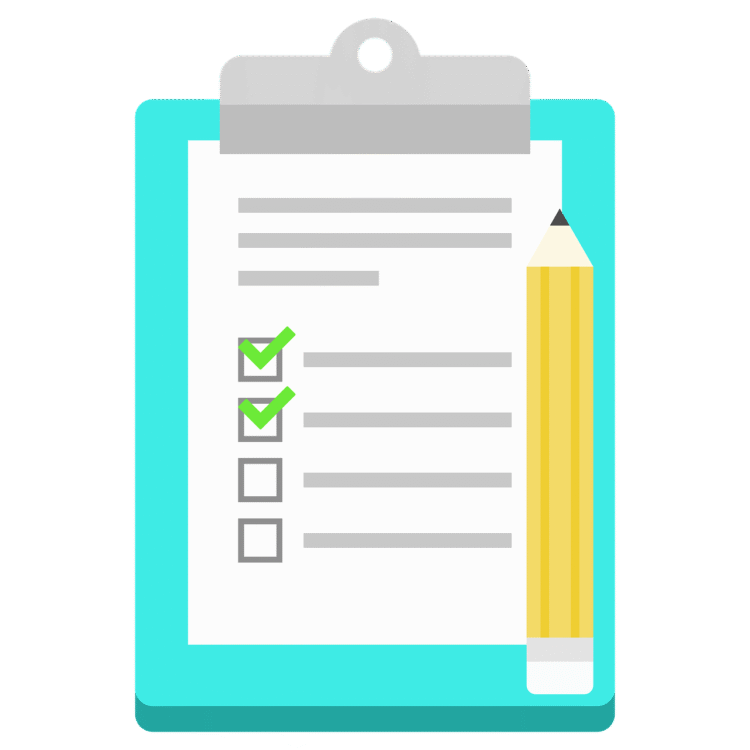 Free list notes icon illustration
